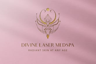 design a minimalist and soulful spa or esthetics brand logo