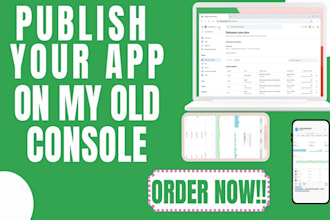 publish upload your app on my old old goggle console
