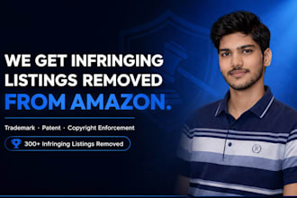 remove amazon listings that infringe trademark, design, or patent rights