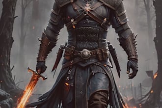 make a dnd art and d and d character for you