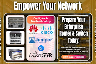 do router, switch, and firewall configuration and troubleshooting