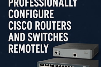do router, switch, and firewall configuration and troubleshooting