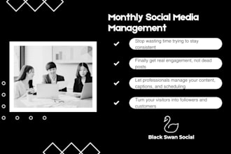 do social media manager for facebook, instagram and tiktok with profile setup