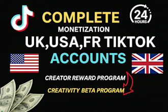 do complete tiktok monetization organically with creator reward program