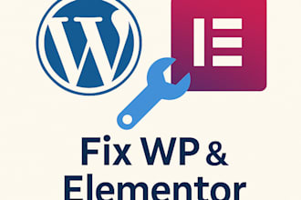 fix wordpress and elementor issues fast and professionally