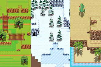 design tilesets pixel art