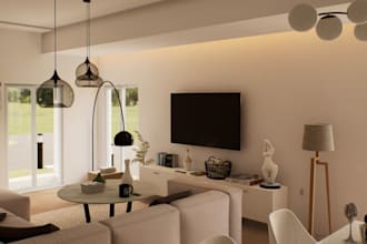 redesign interactive ue5 house, colonian interior, sketch to 3d modern apartment
