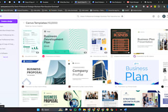 design any type of canva template