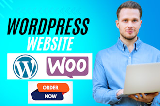 design clean and responsive wordpress website