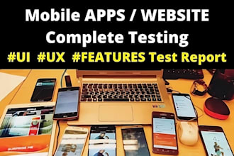 perform manual and automated software QA testing for web and mobile apps