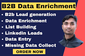 do b2b lead generation, linkedin leads, data enrichment, contact list building