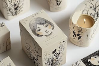 do brand product packaging box design, amazon package, label