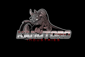 design good looking unique motorcycle logo
