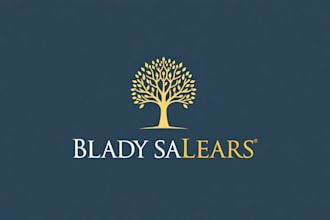 creative business  clean tree silhouette minimalist logo only 12 hours