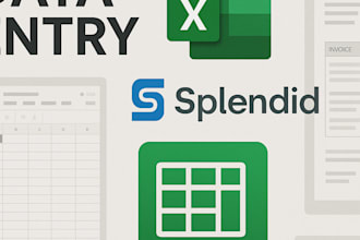 do data entry invoice making