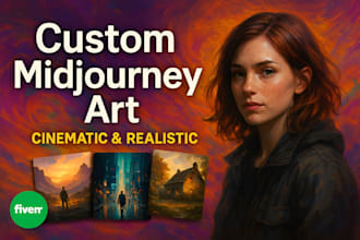 generate high quality and upscaled midjourney images for you