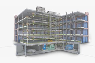 do hvac, mep model, revit 360 bim model design, plumbing, electrical plan design