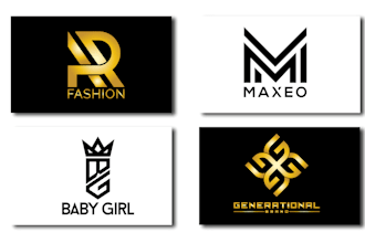 do modern minimalist luxury fashion clothing logo design