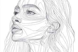 make vector line art, line drawing instruction manual