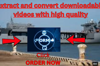 extract and convert downloadable videos with high quality