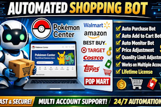 do pokemon items bot auto purchase bot auto checkout bot auto buying bot walmart