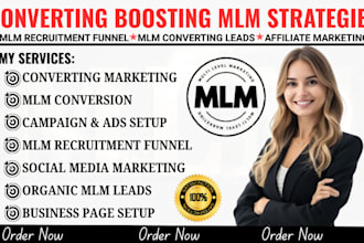 build converting MLM sales funnel MLM recruitment funnel MLM promotion