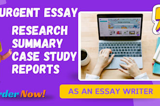 do urgent essay writing as an essay writer