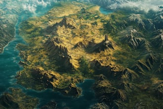 create a fantasy map for your book