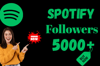 get real and active spotify followers organically