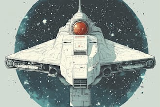 do draw sci fi art and spaceship design