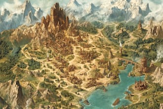 make a fantasy map for you