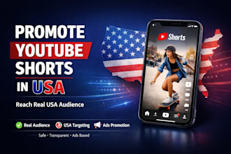 promote youtube shorts video in USA