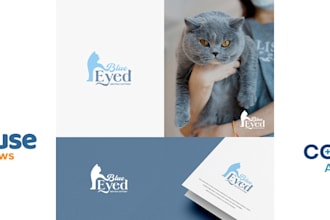 do modern pet animal dog pet store and pet care logo design