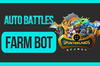 develop anti cheated bot,game bot,automation bot,grinding bot,mmorpg bot farmbot