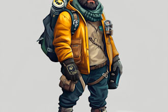 create 2d characters or game assets