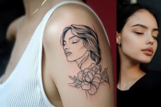 do make a aesthetic minimalist tattoo design