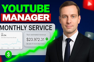 be your youtube manager for channel SEO and channel growth