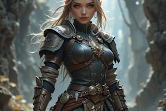 create amazing d or dnd character for you
