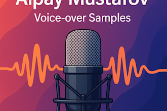 do professional voice over in bulgarian, english and turkish