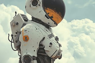 make design a spaceship sci fi illustration