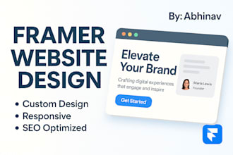 build framer website, framer landing page, framer design