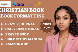 format edit ghostwrite christian ebook prayer book journal daily devotion kdp