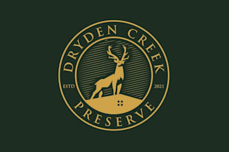design a fishing, hunting, mountain, or climbing logo