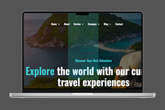 design  travel agency tourism website travel website hotel booking tour website