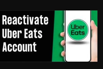 build and develop uber black bot, ubereats bot, and reactivate banned