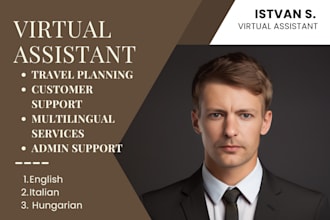 handle travel planning, admin, and customer support