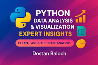 do expert data analysis and visualization in python