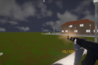 create a 3d fps game with stunning graphics and advanced ai in unity