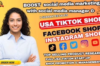 set up USA tiktok shop facebook shop, tiktok affiliate marketing instagram shop
