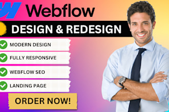 design or develop weblow website, figma to webflow expert